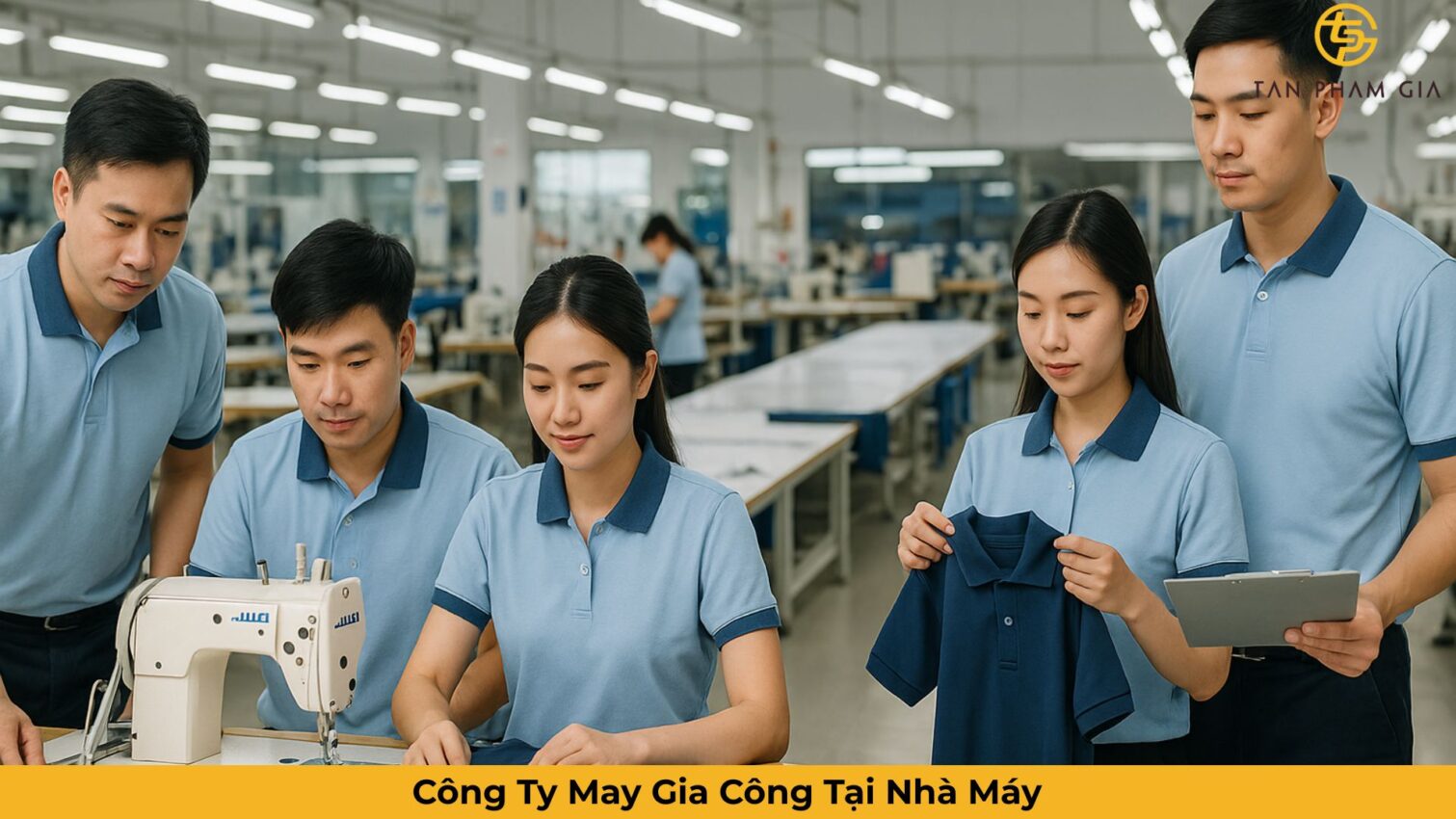 Công Ty May Gia Công Tại Nhà Máy