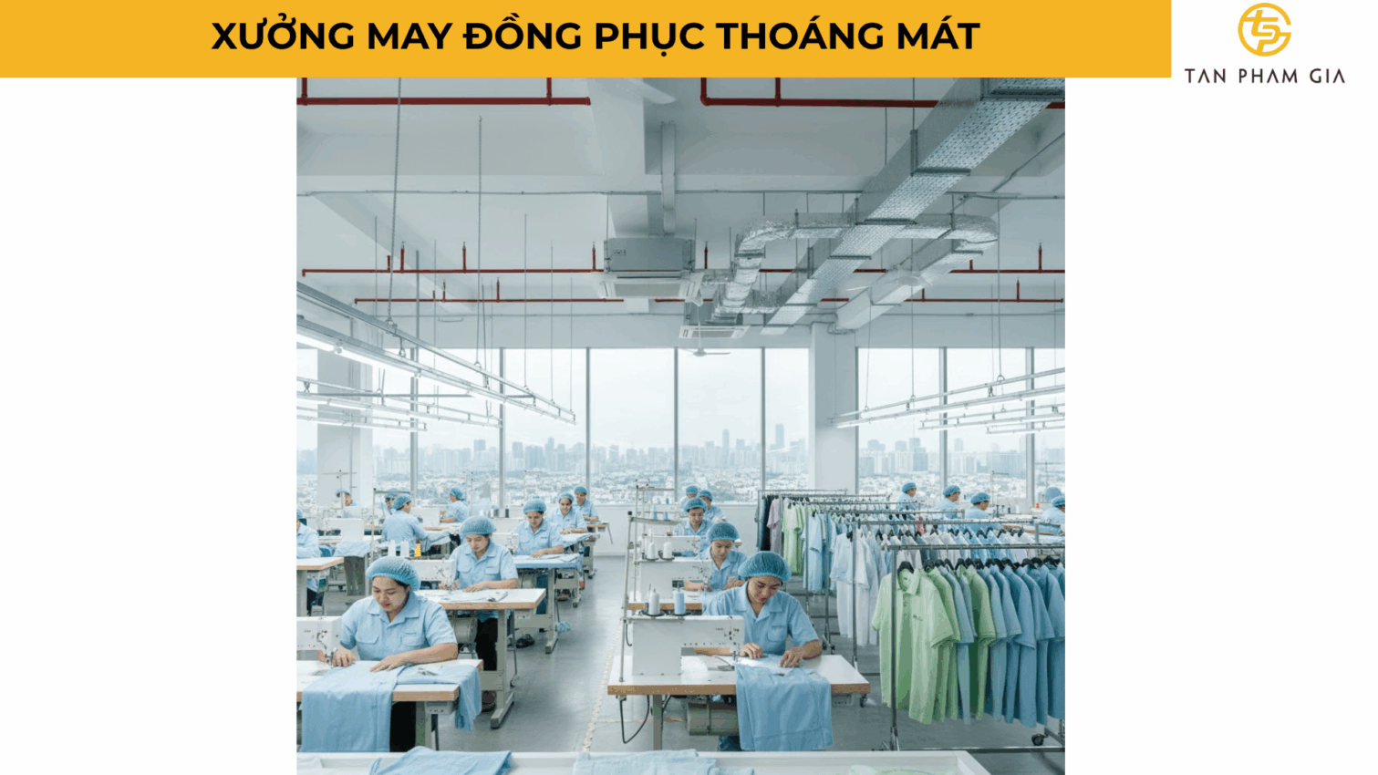 Xưởng May Đồng Phục Thoáng Mát