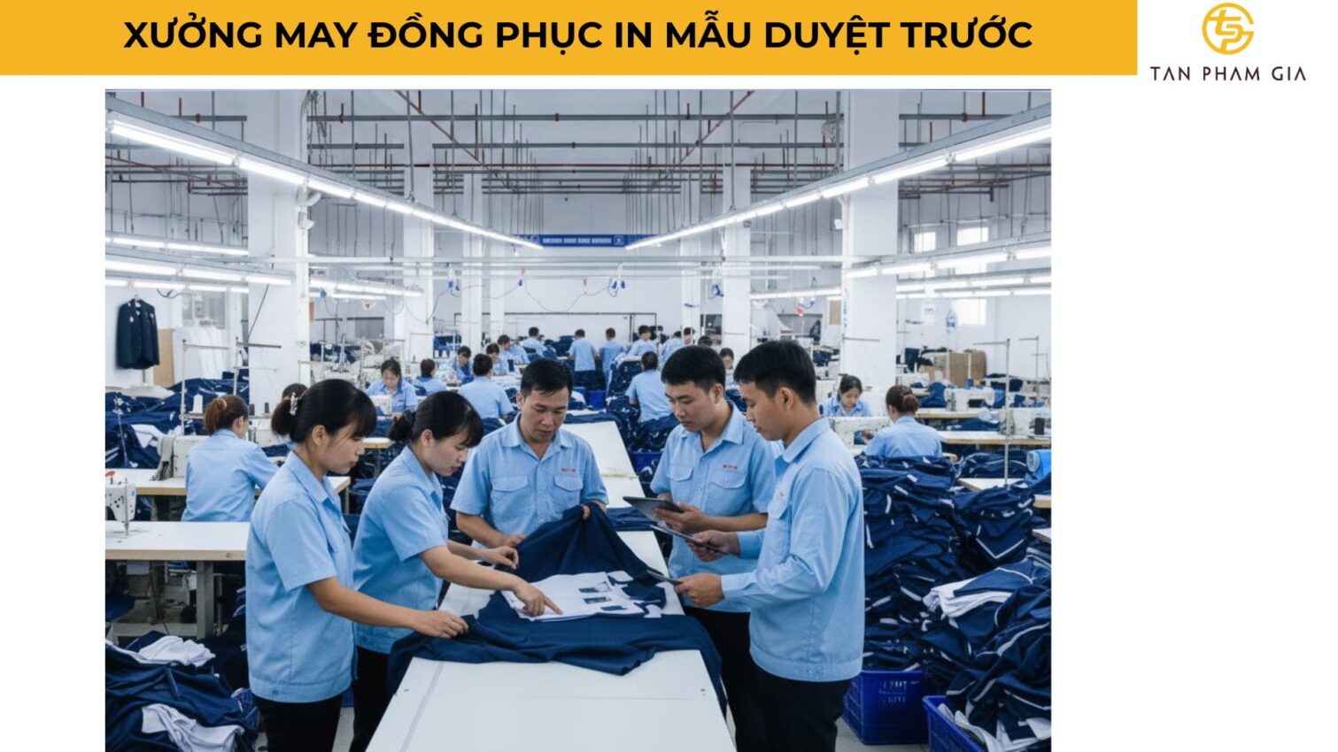 Xưởng May Đồng Phục In Mẫu Duyệt Trước