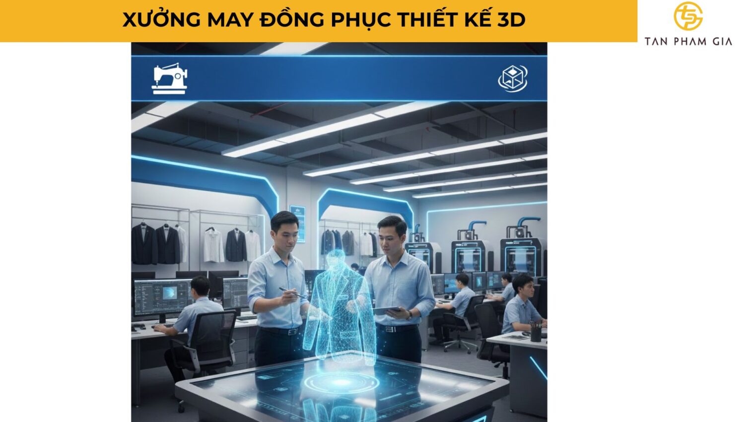 Xưởng May Đồng Phục Thiết Kế 3D