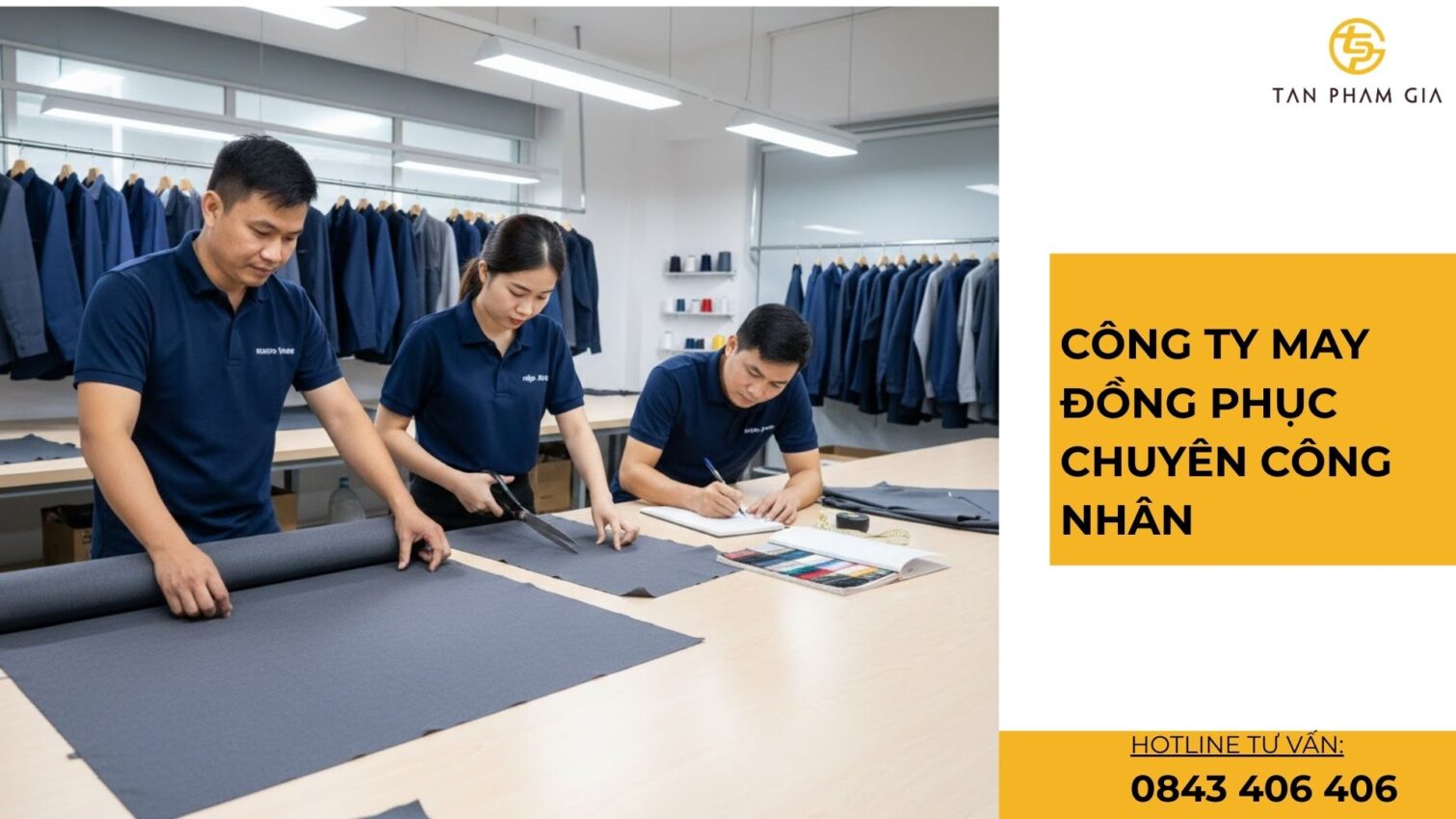 Công ty may đồng phục chuyên công nhân