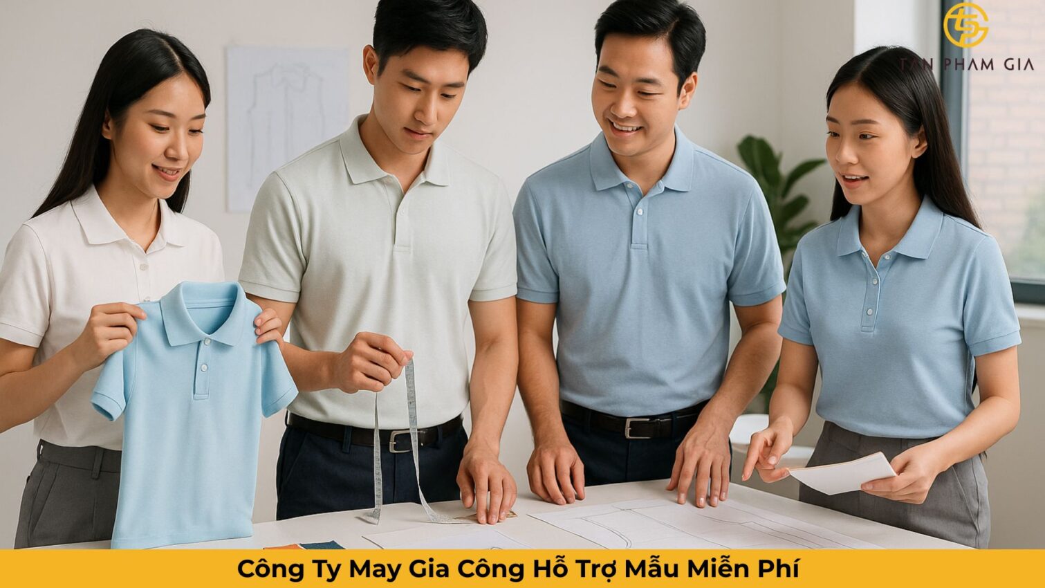 Công Ty May Gia Công Hỗ Trợ Mẫu Miễn Phí 