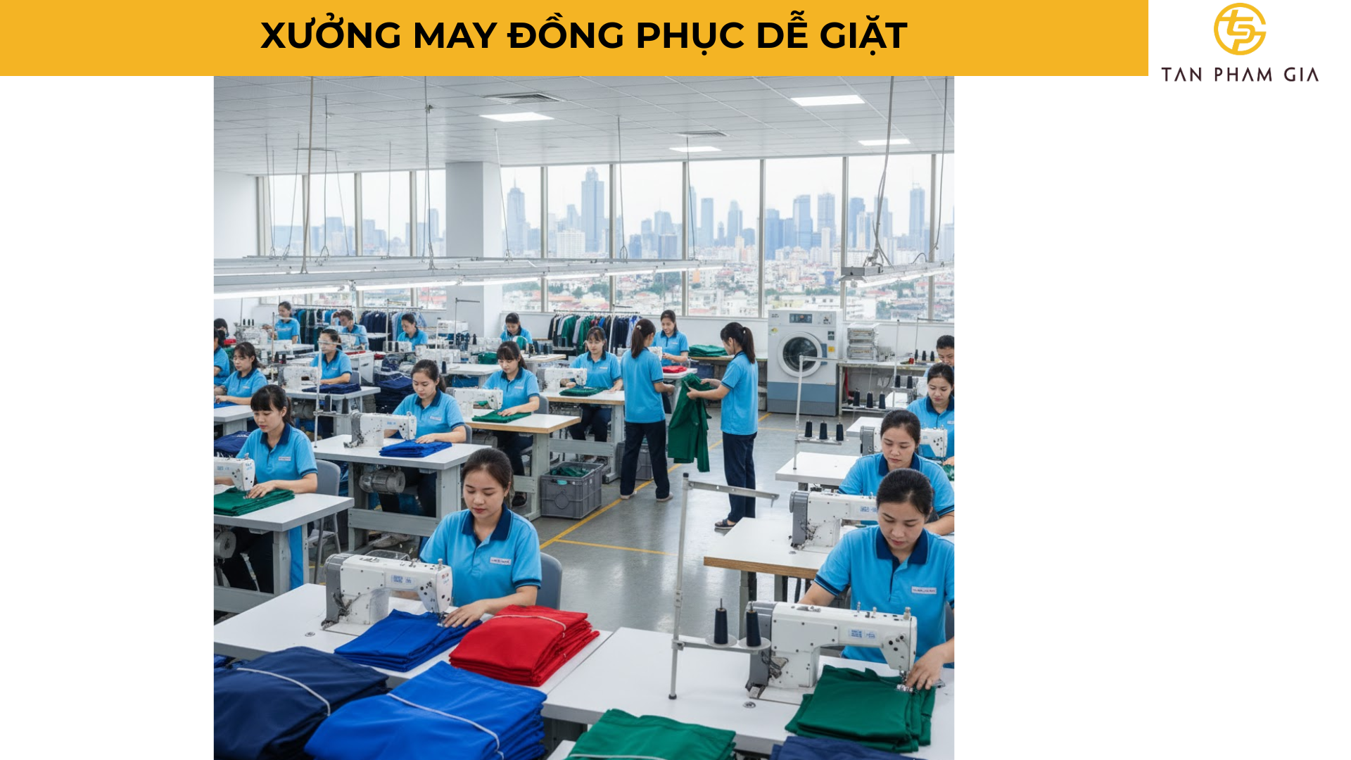 Xưởng May Đồng Phục Dễ Giặt