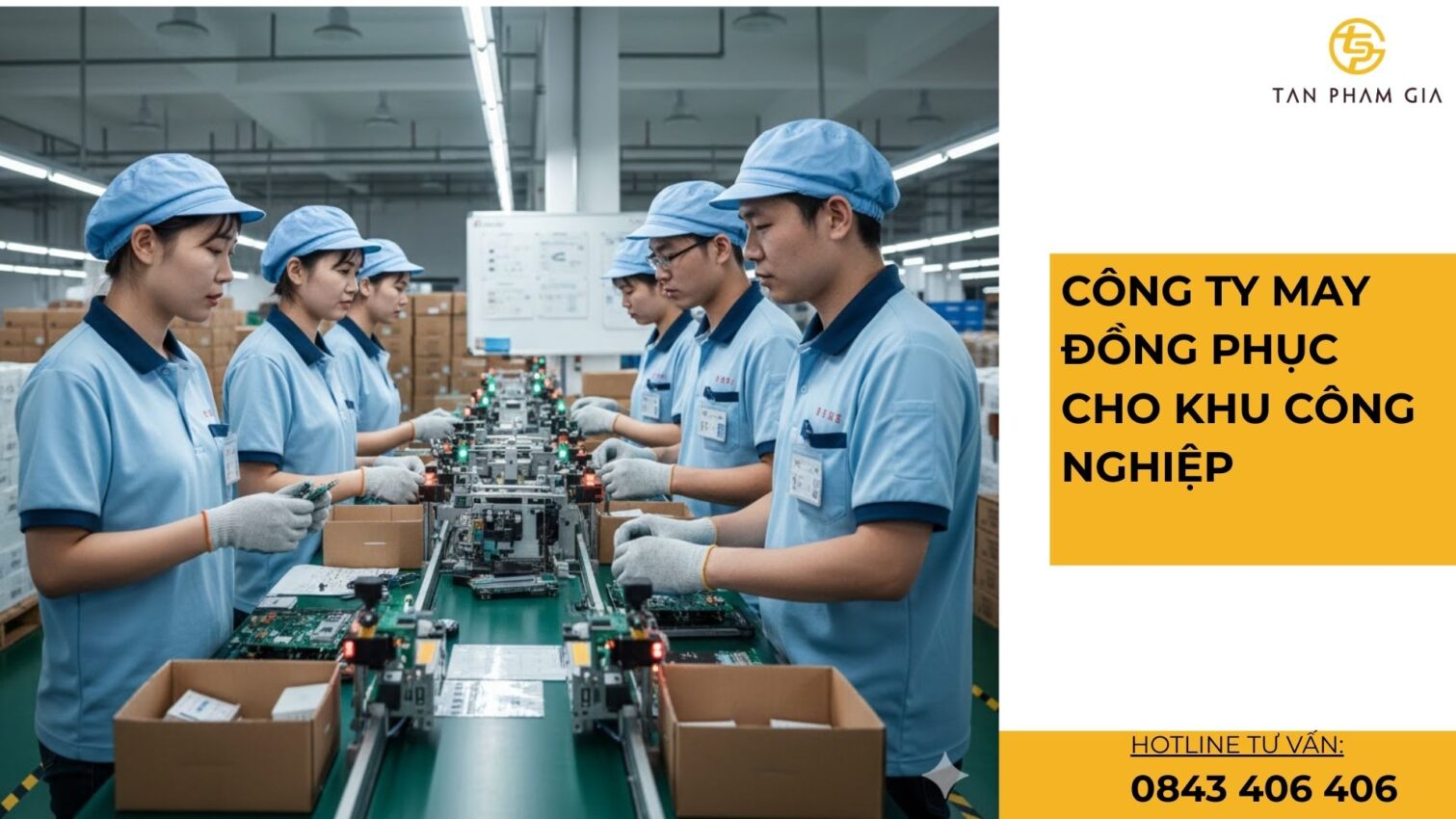 Công ty may đồng phục cho khu công nghiệp