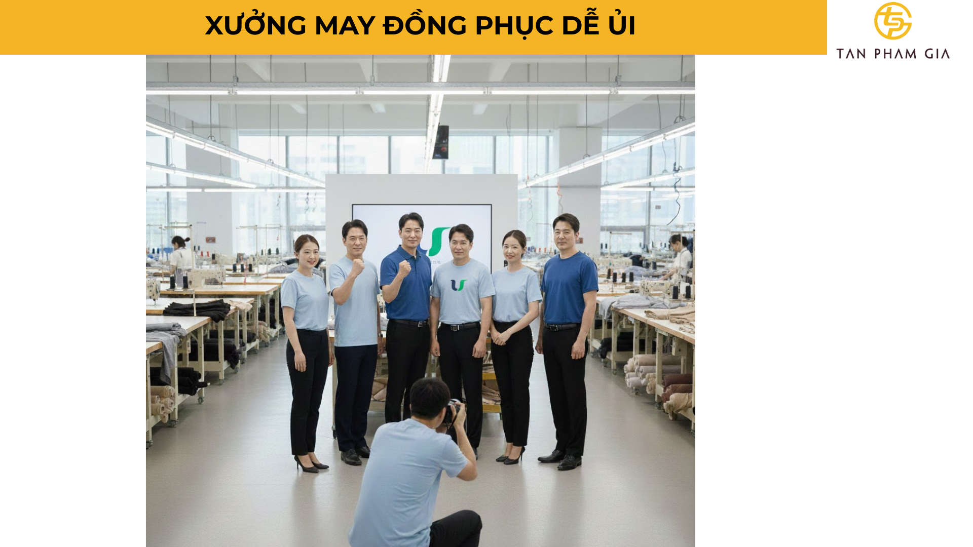 Xưởng May Đồng Phục Dễ Ủi