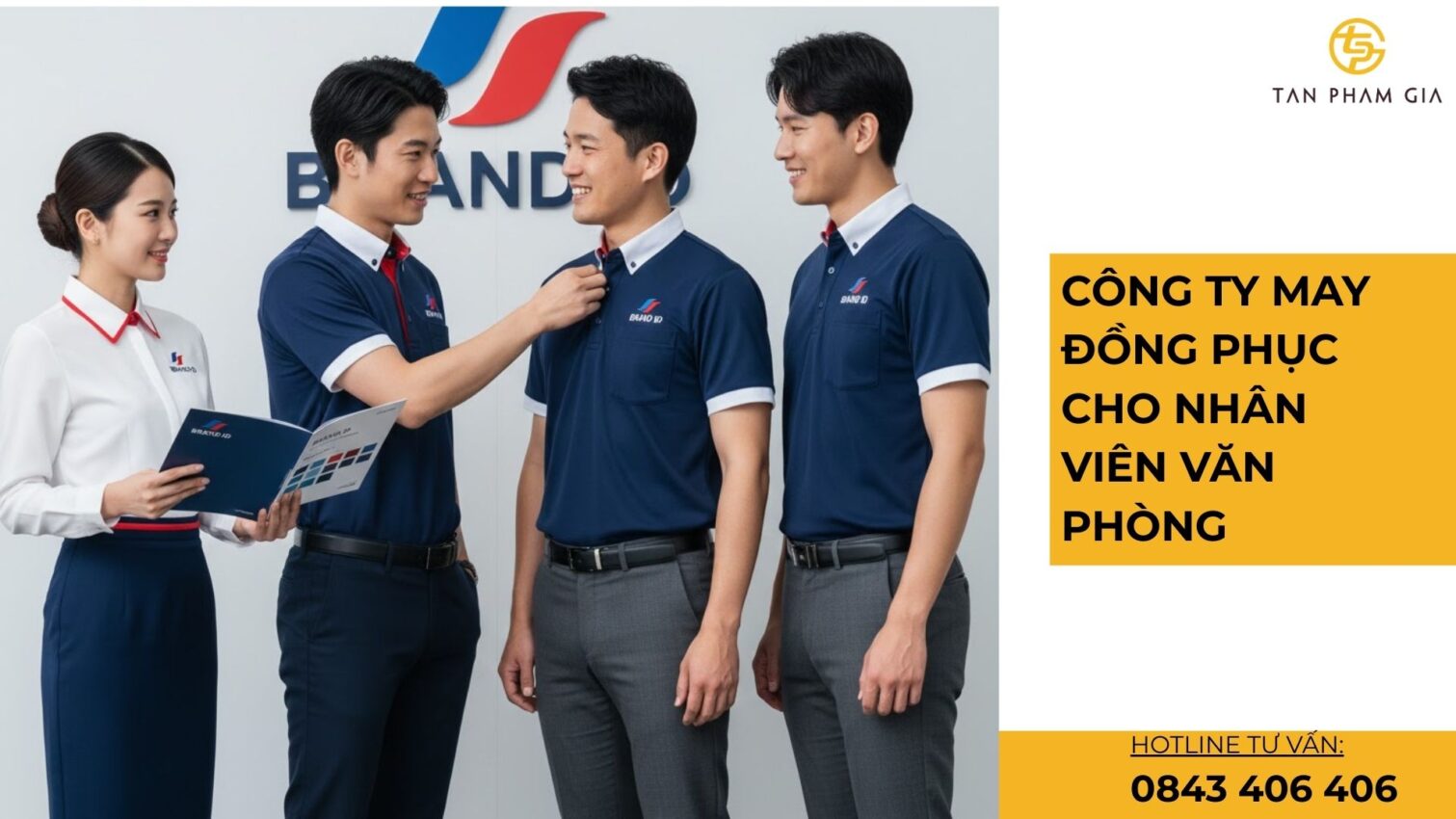 Công ty may đồng phục cho nhân viên văn phòng