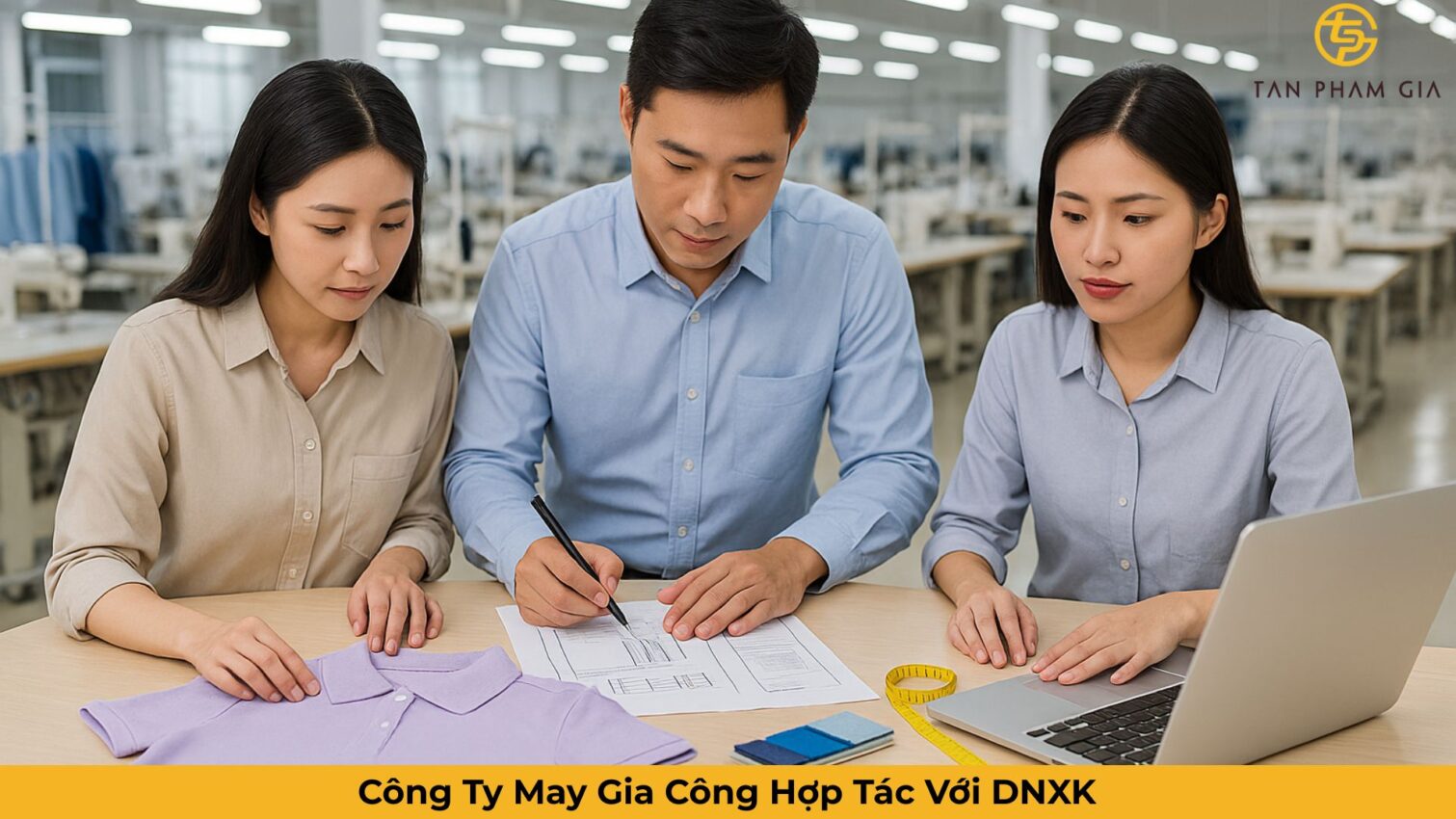 Công Ty May Gia Công Hợp Tác Với DNXK