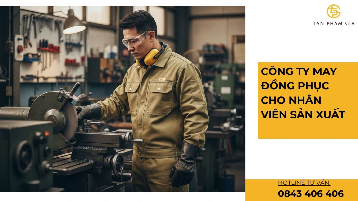 Công ty may đồng phục cho nhân viên sản xuất