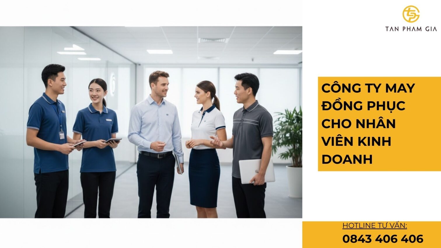 Công ty may đồng phục cho nhân viên kinh doanh