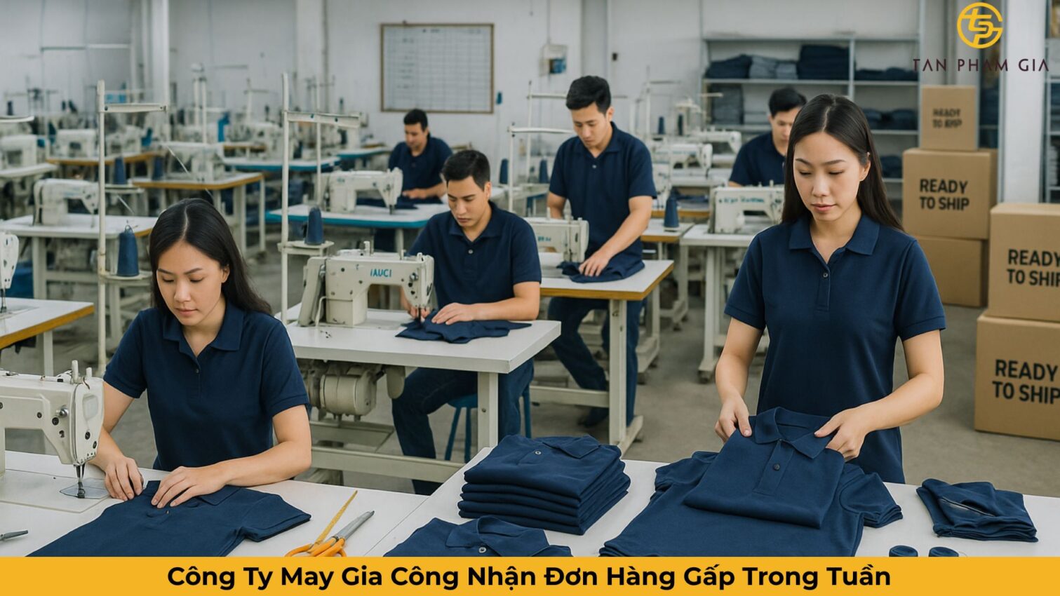 Công Ty May Gia Công Nhận Đơn Hàng Gấp Trong Tuần