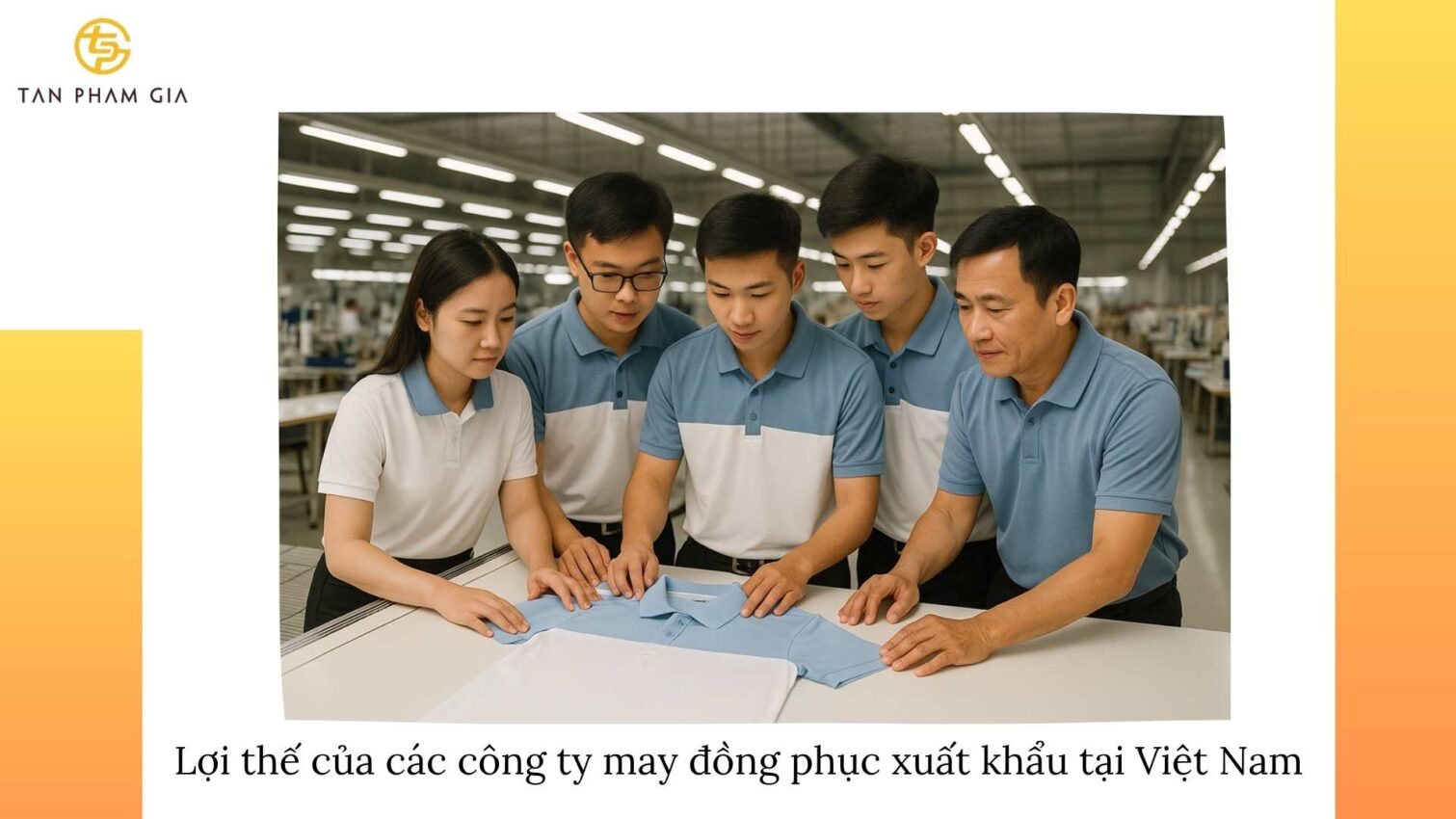 Công ty may đồng phục xuất khẩu