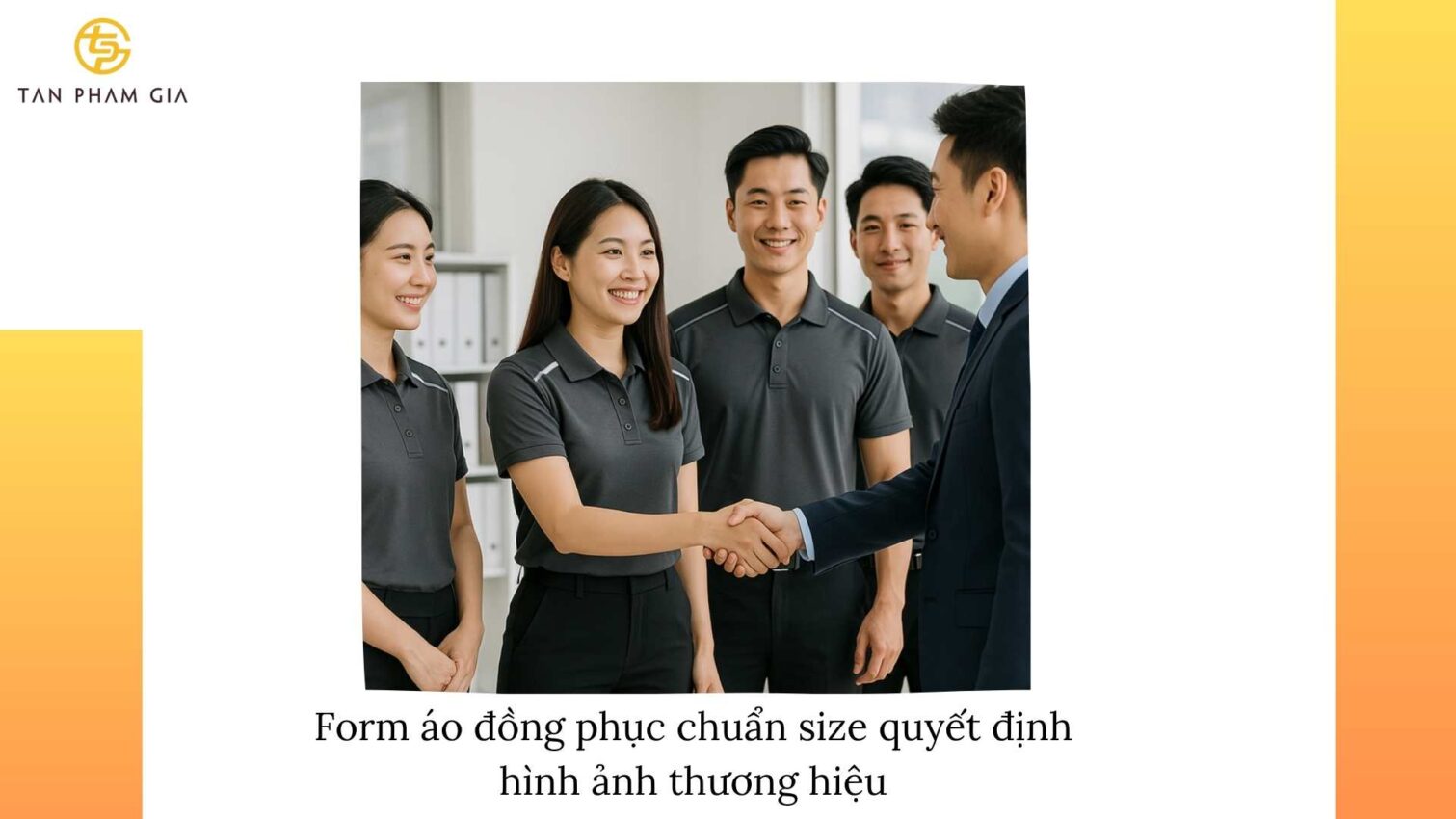Công ty may đồng phục form đẹp chuẩn size