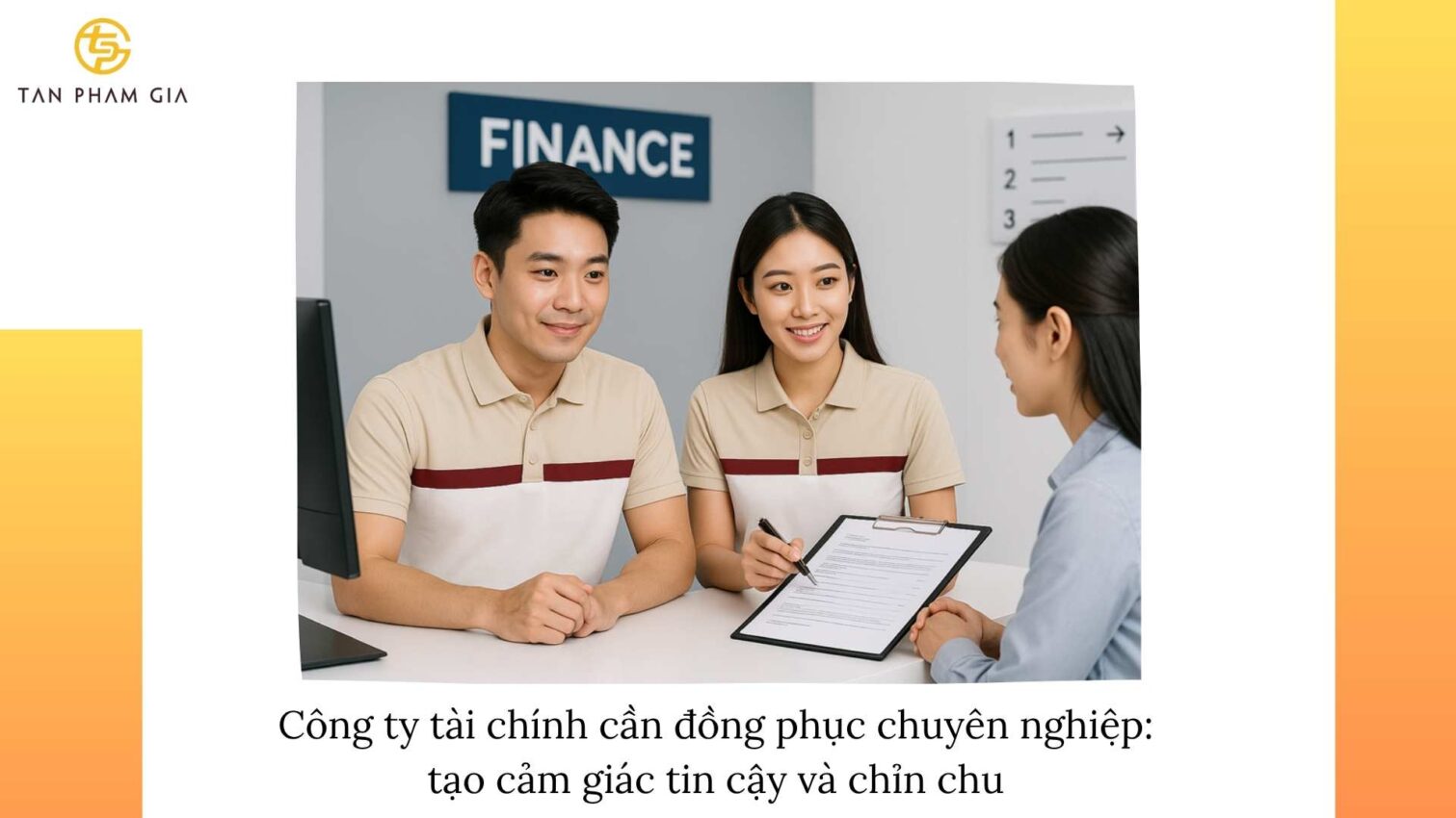 Công ty may đồng phục cho công ty tài chính
