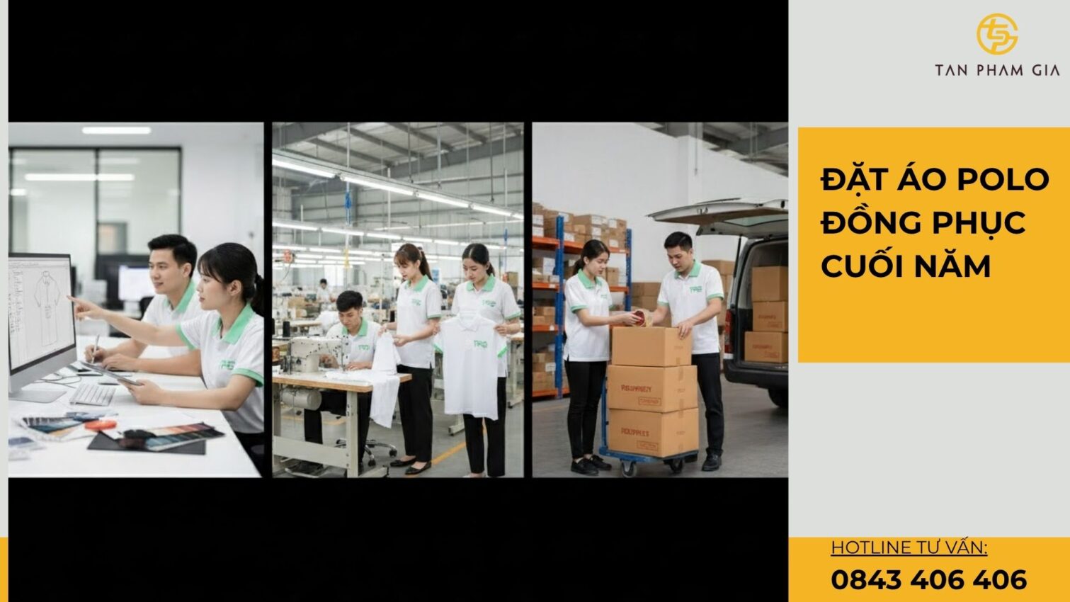 Đặt Áo Polo Đồng Phục Cuối Năm