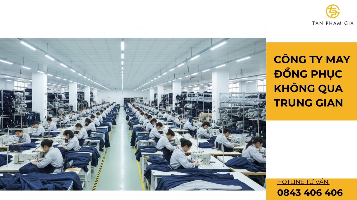 Công ty may đồng phục không qua trung gian