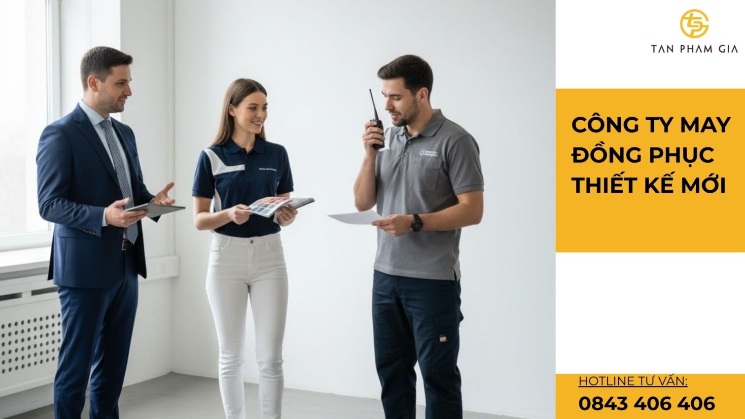 Công ty may đồng phục thiết kế mới