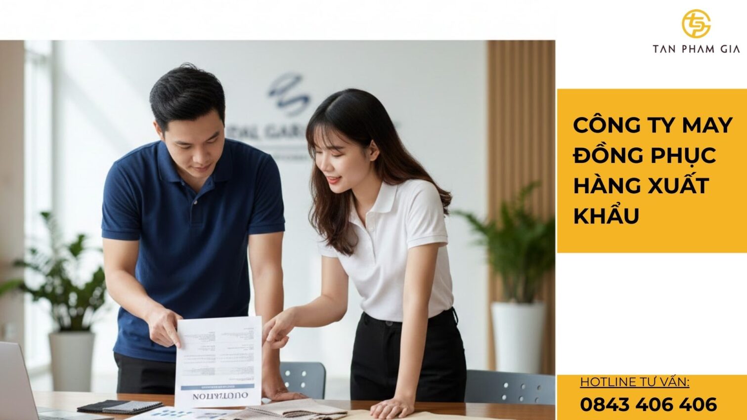 Công ty may đồng phục hàng xuất khẩu