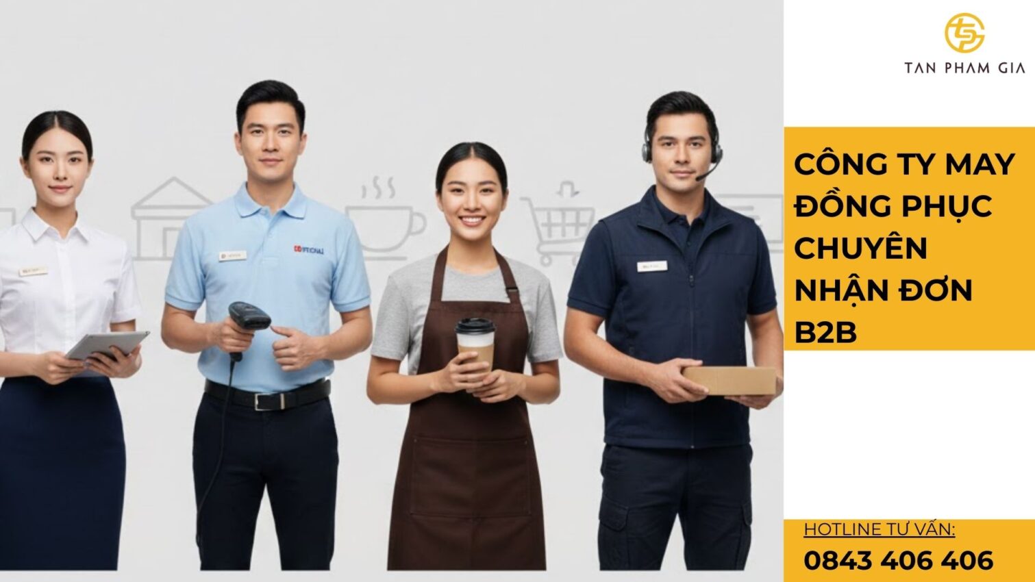 Công ty may đồng phục chuyên nhận đơn B2B