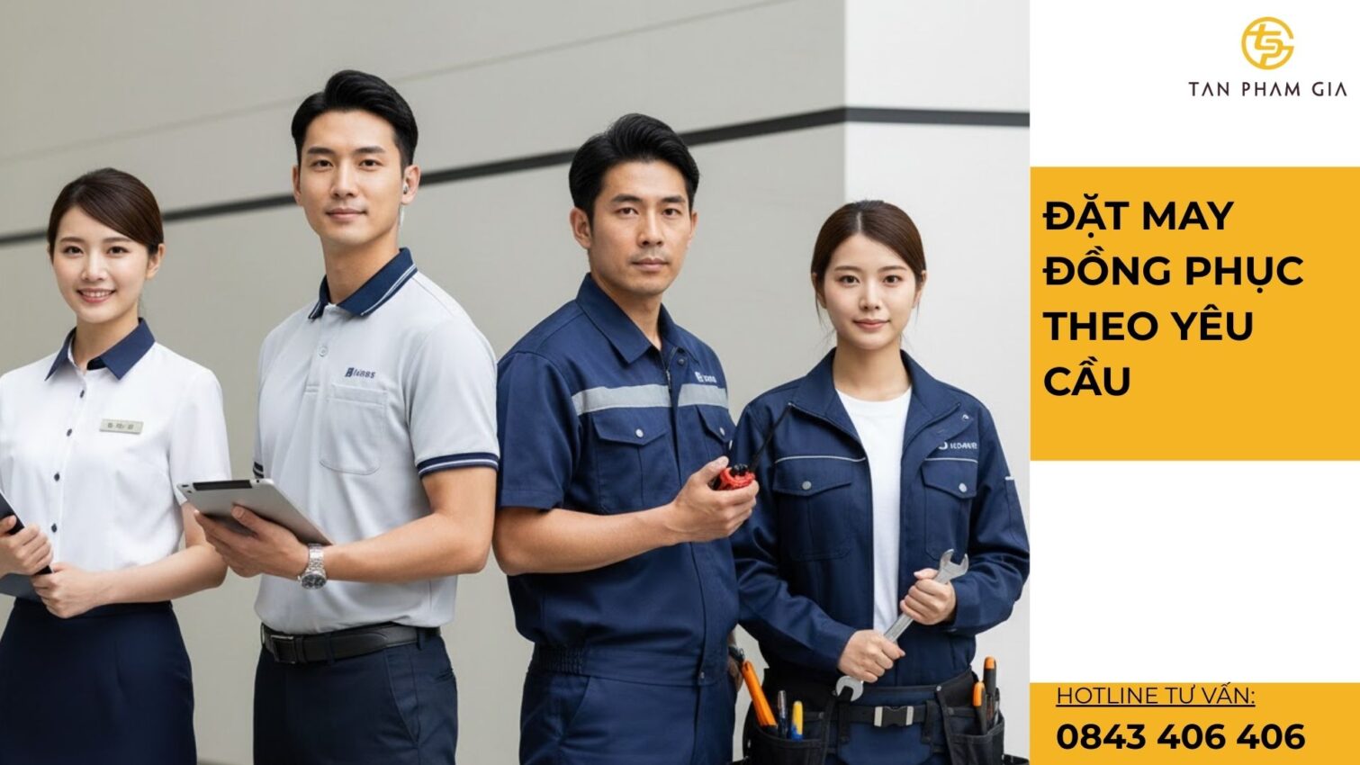 Đặt May Đồng Phục Theo Yêu Cầu