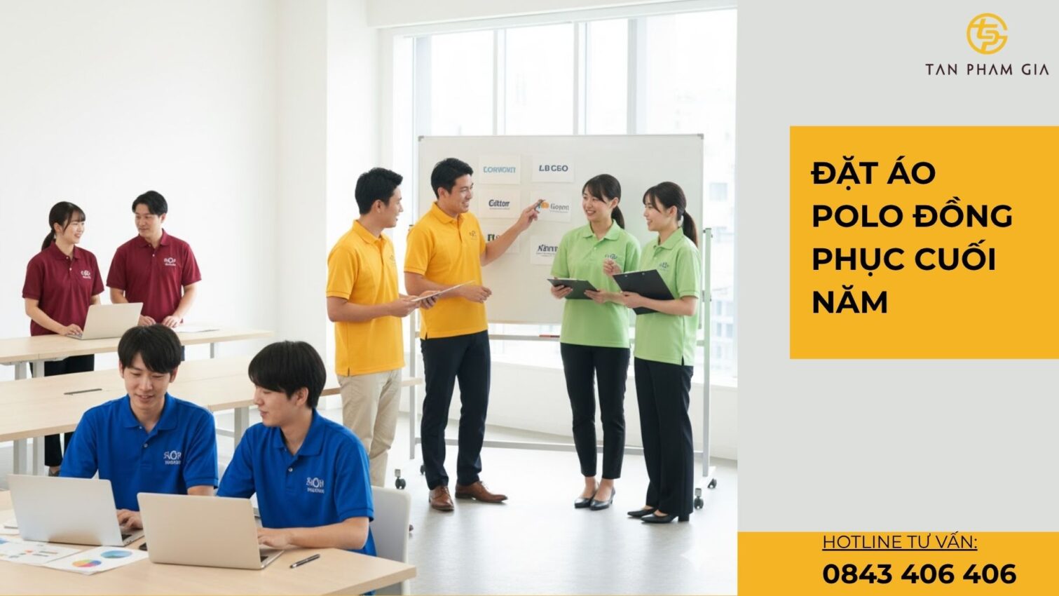 Đặt Áo Polo Đồng Phục Cuối Năm