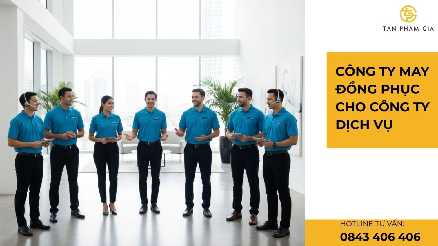 Công ty may đồng phục cho công ty dịch vụ