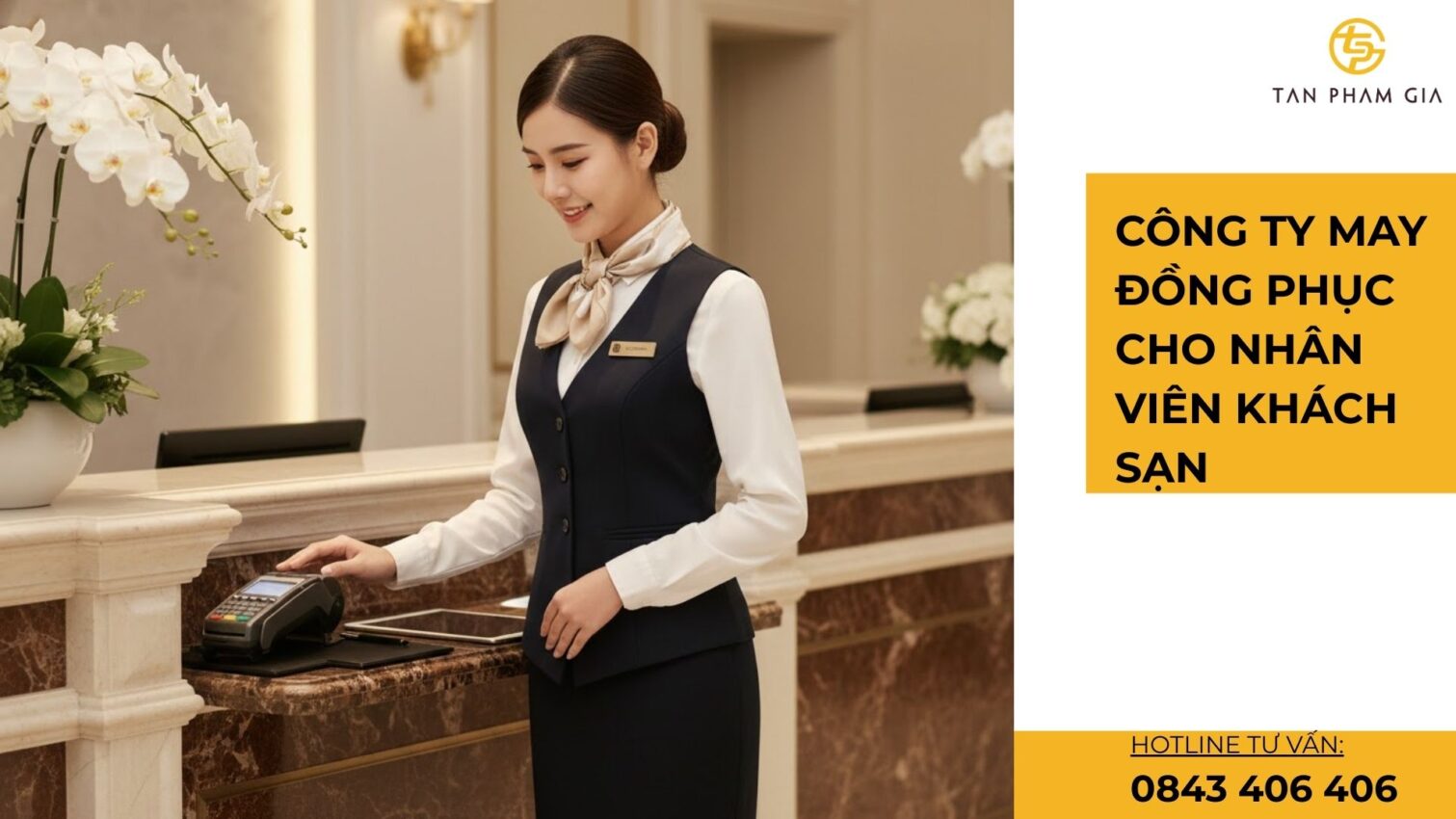 Công ty may đồng phục cho nhân viên khách sạn