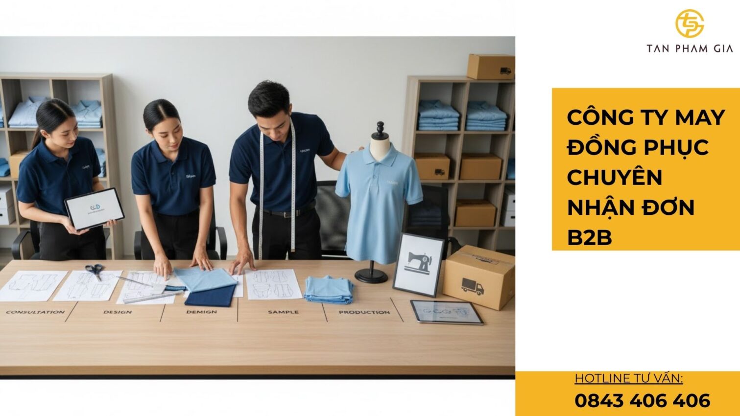 Công ty may đồng phục chuyên nhận đơn B2B