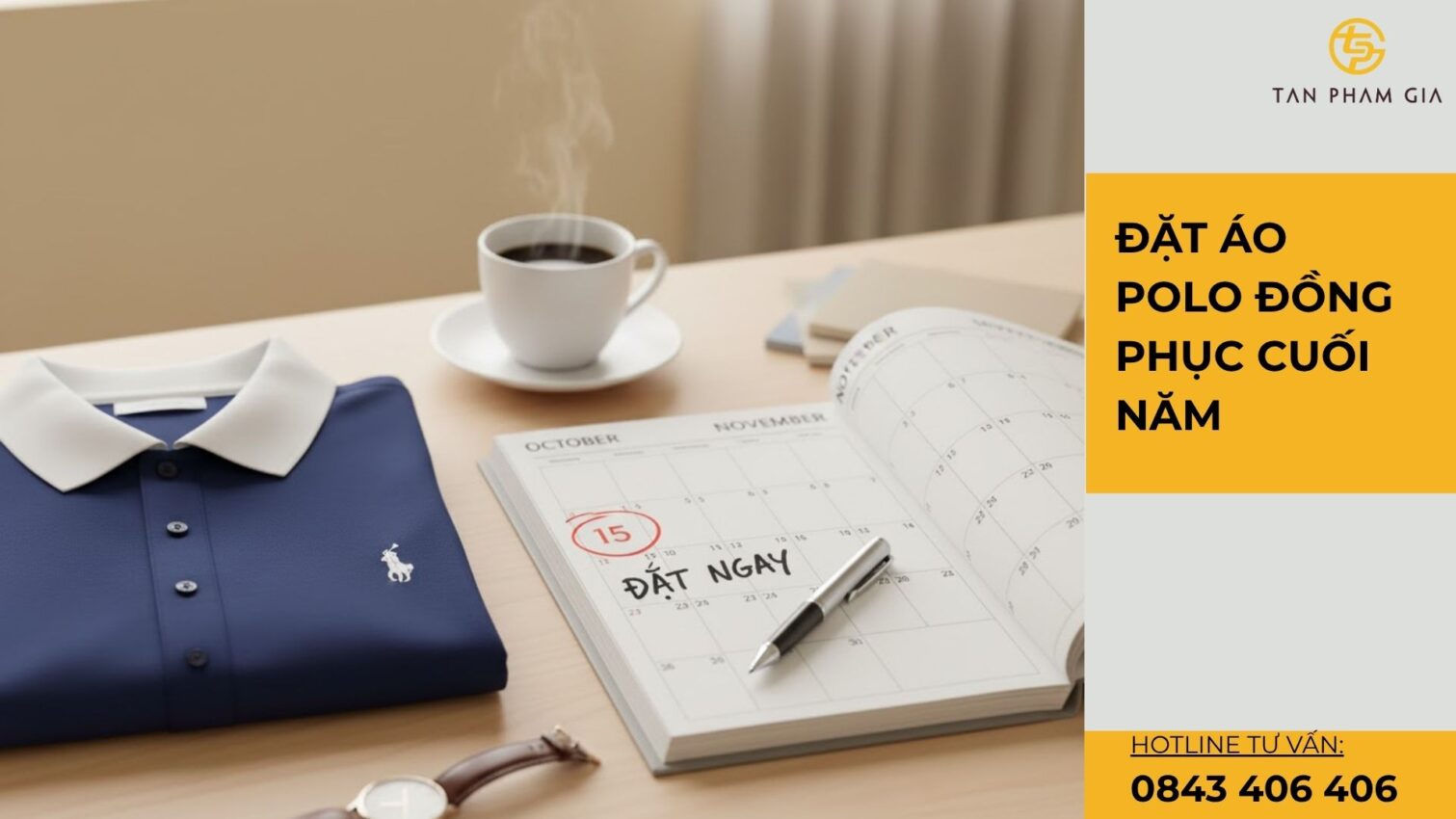 Đặt Áo Polo Đồng Phục Cuối Năm