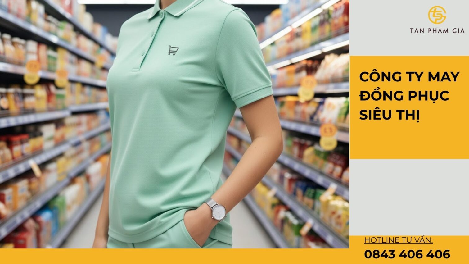 Công ty may đồng phục siêu thị