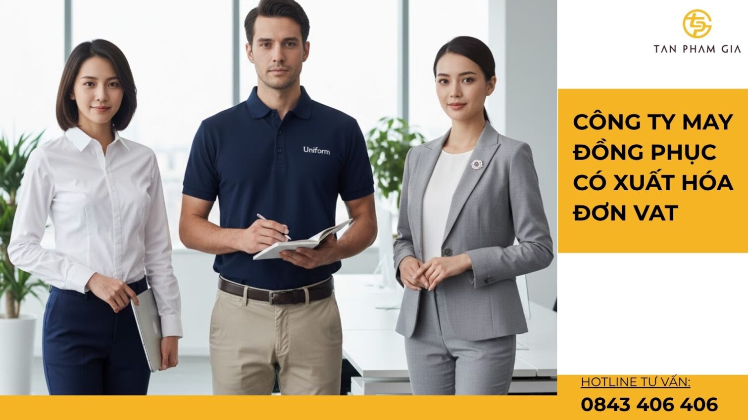 Công ty may đồng phục có xuất hóa đơn VAT