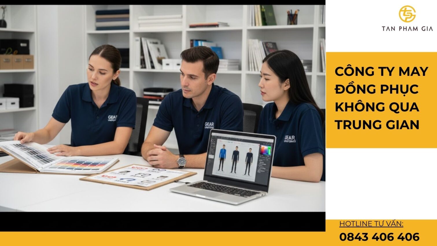 Công ty may đồng phục không qua trung gian
