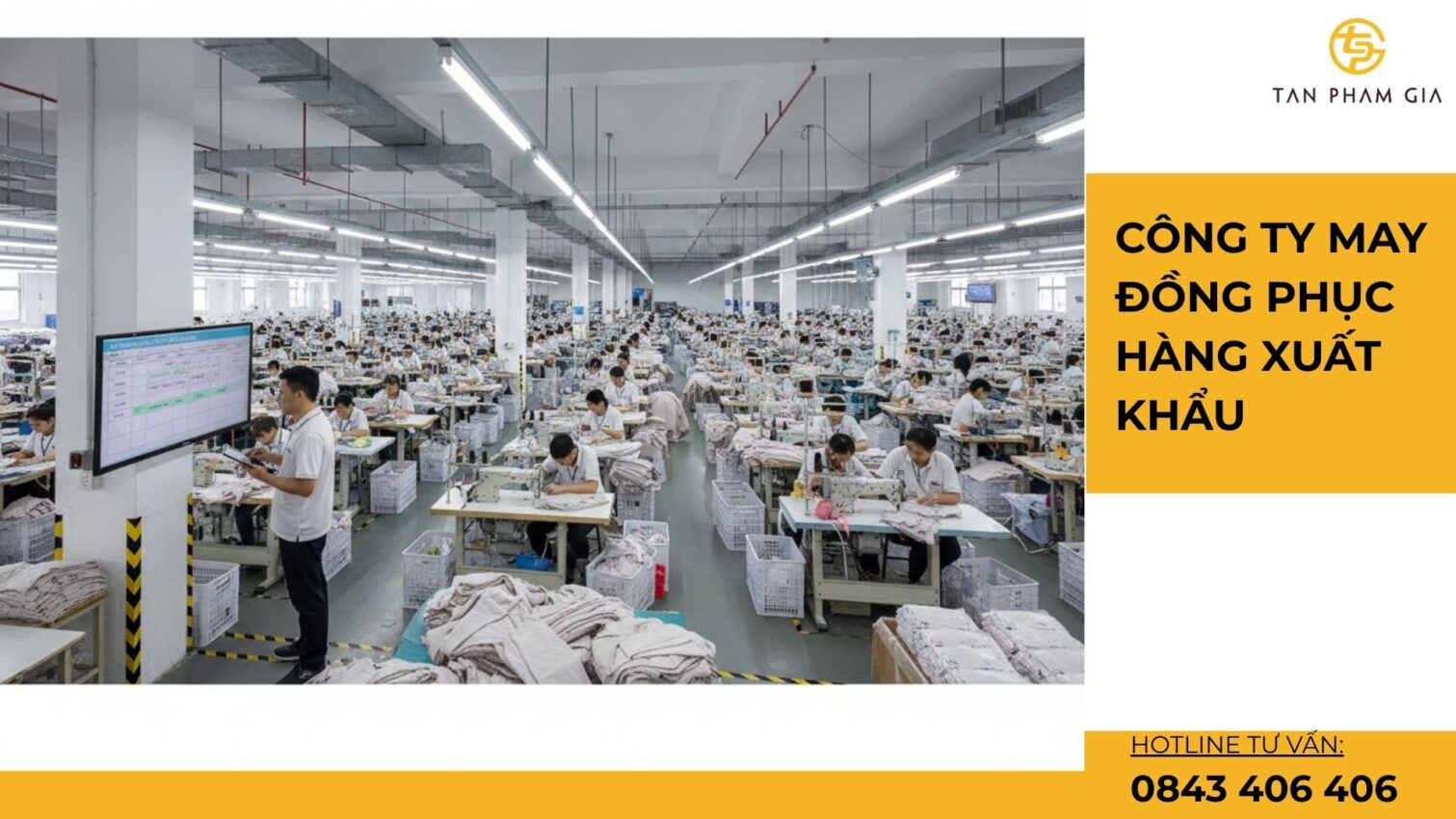 Công ty may đồng phục hàng xuất khẩu