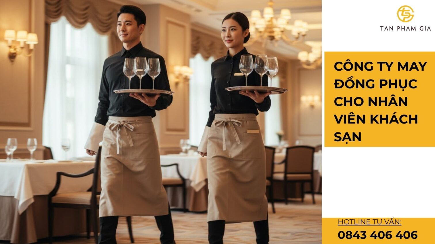 Công ty may đồng phục cho nhân viên khách sạn