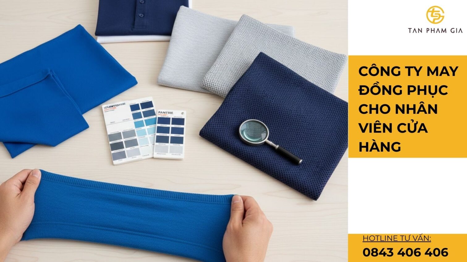 Công ty may đồng phục cho nhân viên cửa hàng