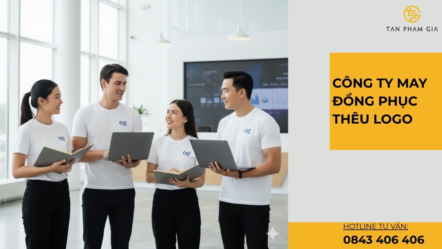 Công ty may đồng phục thêu logo