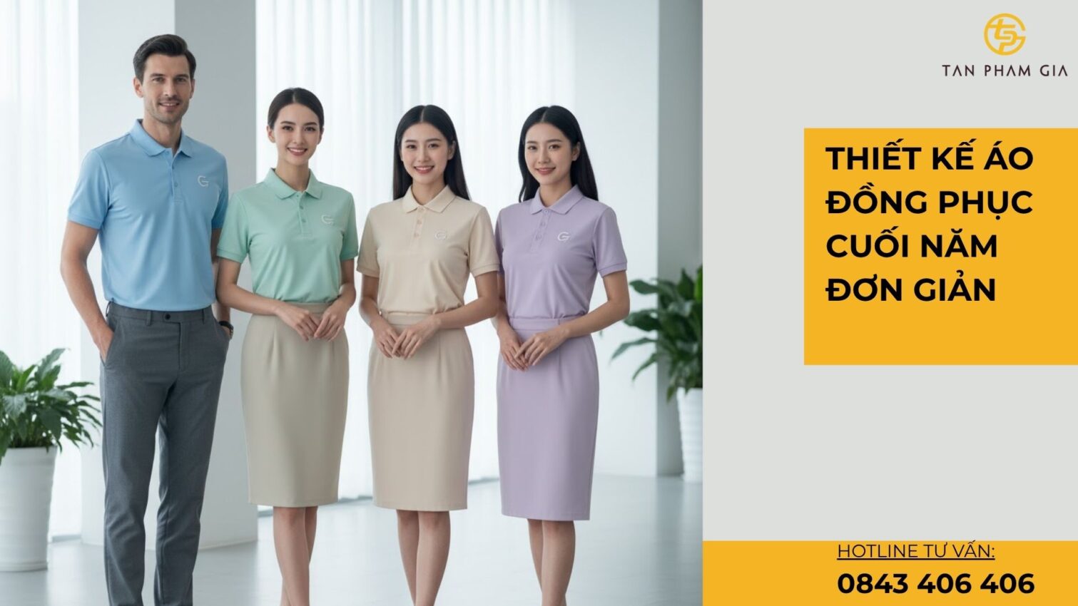 Thiết Kế Áo Đồng Phục Cuối Năm Đơn Giản