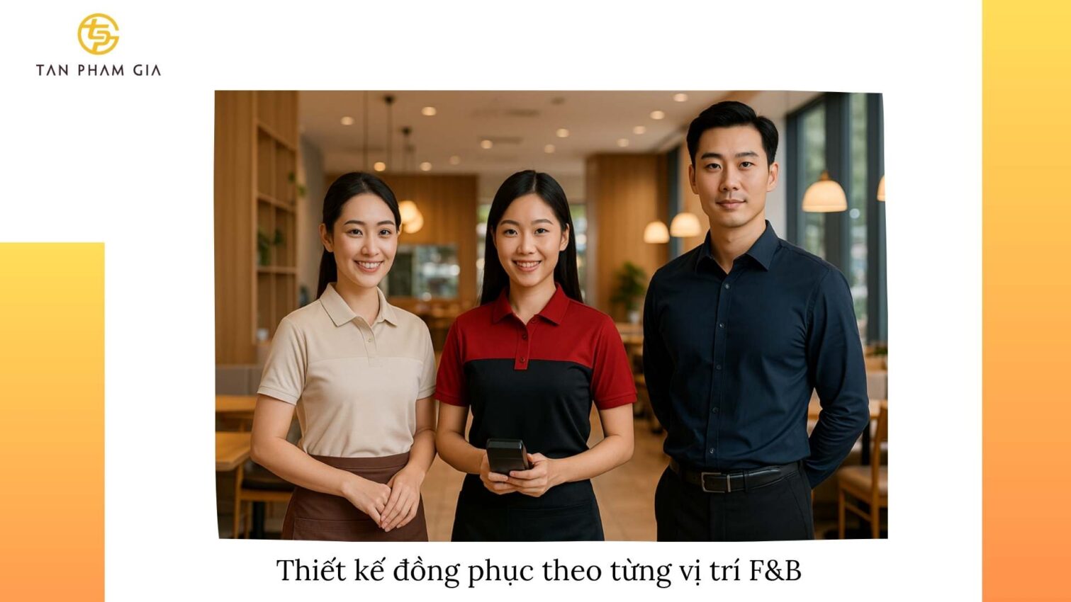 Công ty may đồng phục cho công ty dịch vụ ăn uống