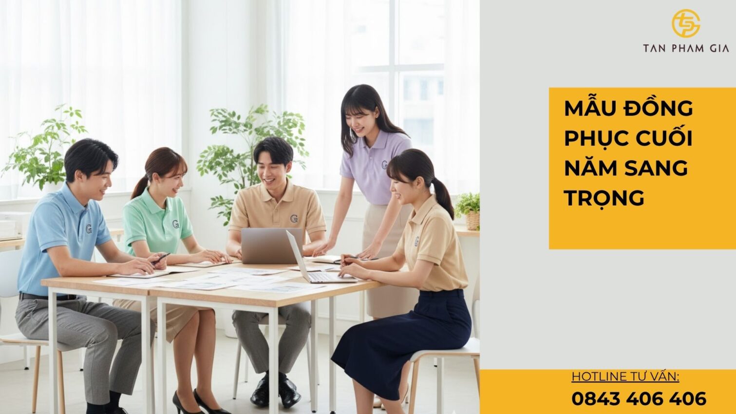 Mẫu Đồng Phục Cuối Năm Sang Trọng