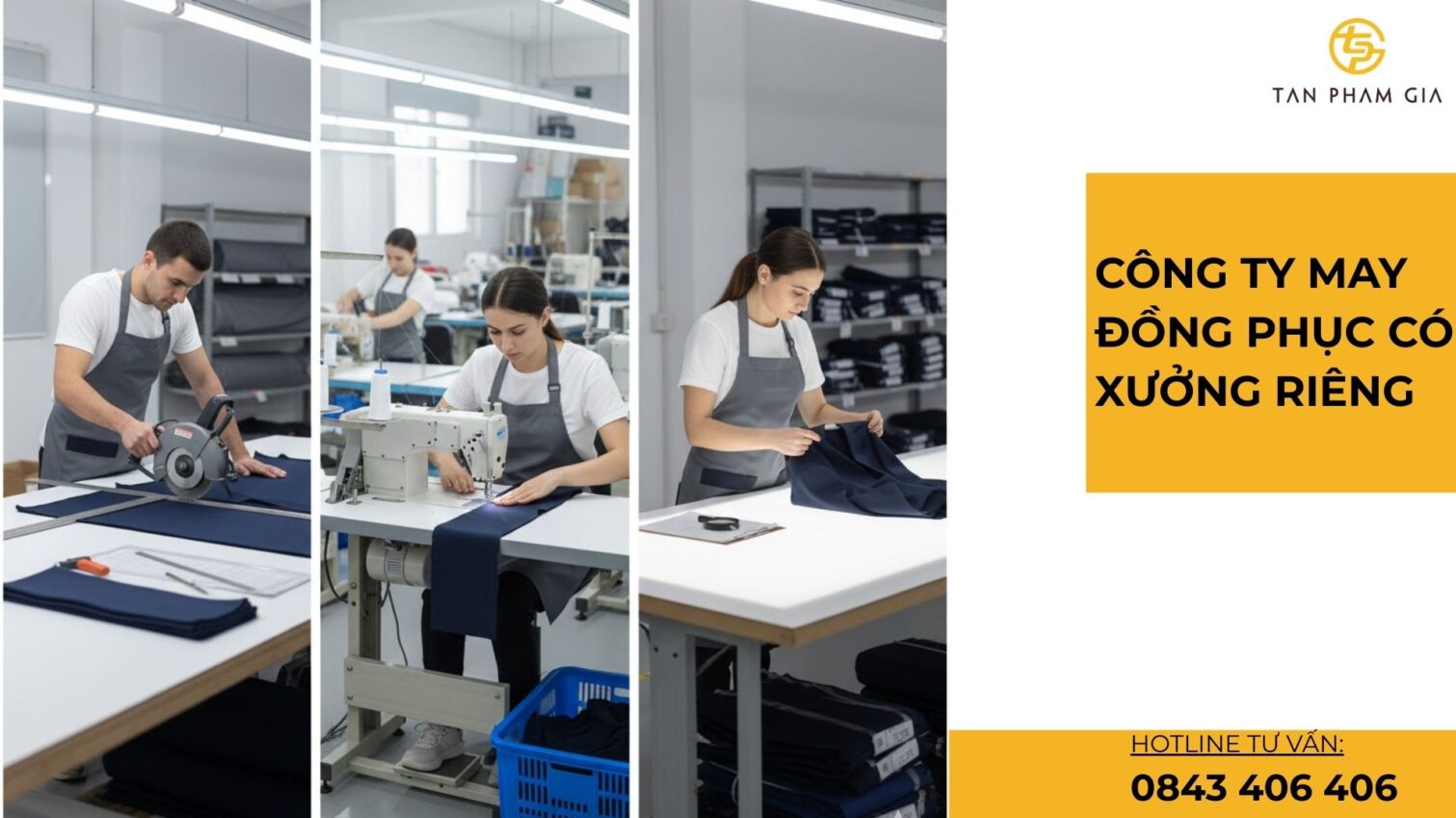 Công ty may đồng phục có xưởng riêng