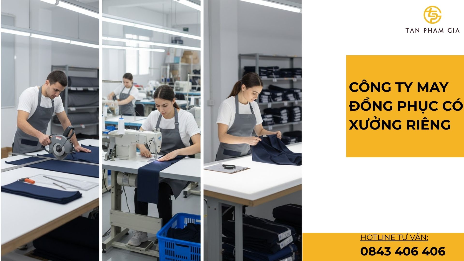 Công ty may đồng phục có xưởng riêng