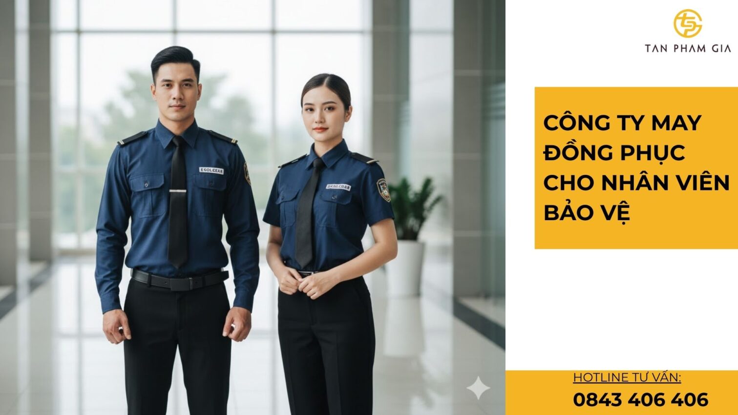 Công ty may đồng phục cho nhân viên bảo vệ