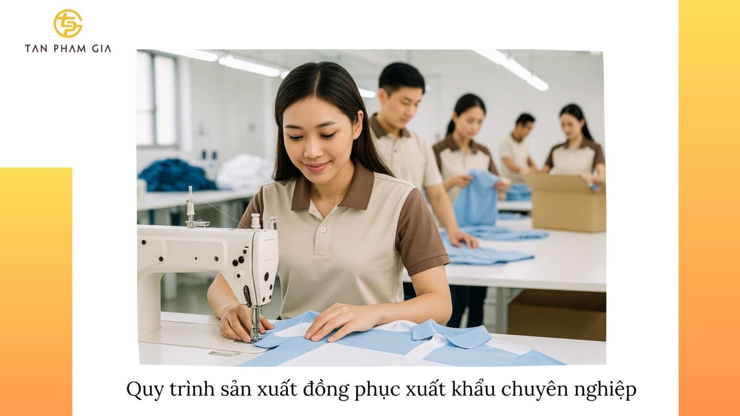 Công ty may đồng phục xuất khẩu