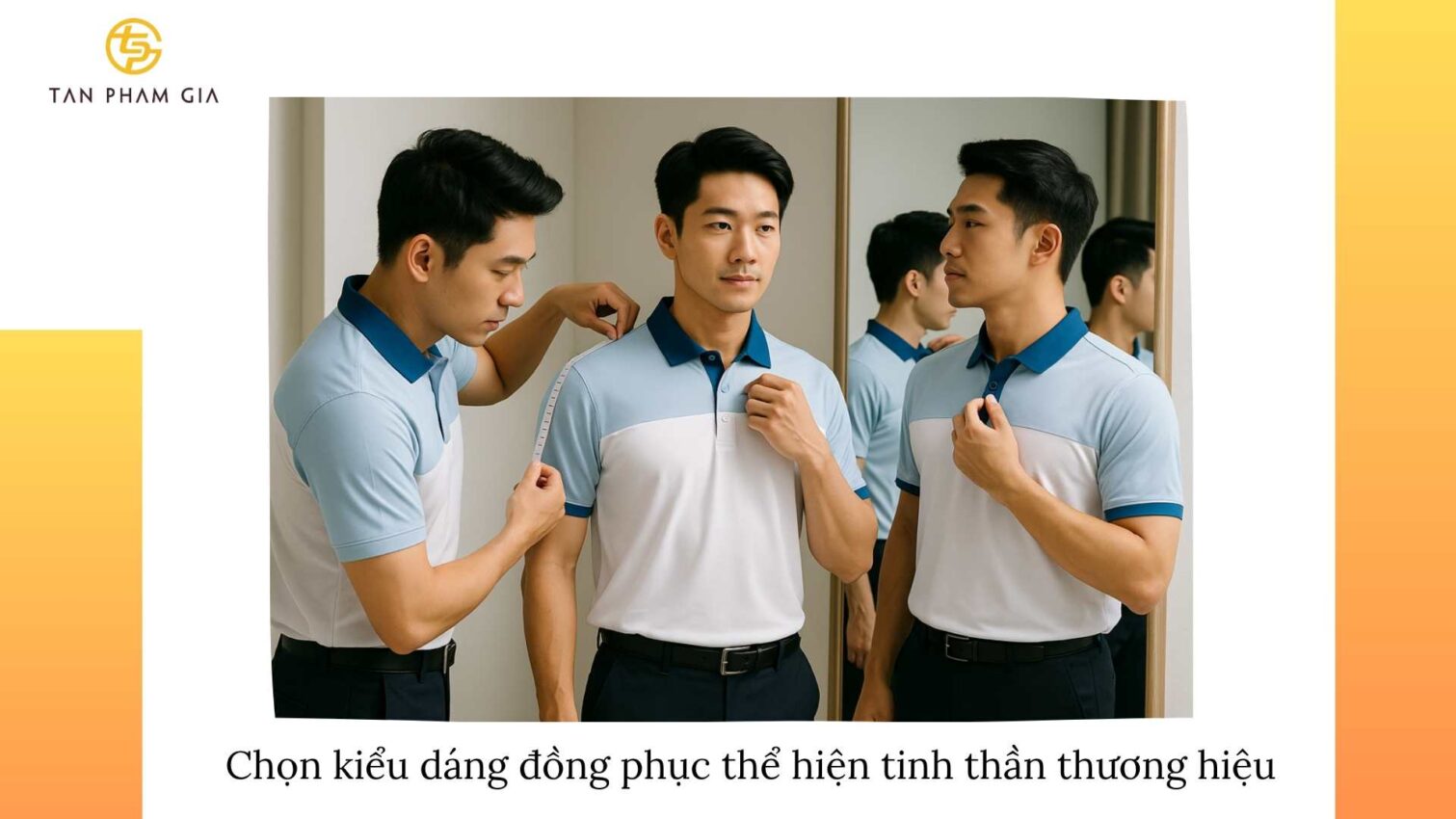 Công ty may đồng phục theo nhận diện thương hiệu