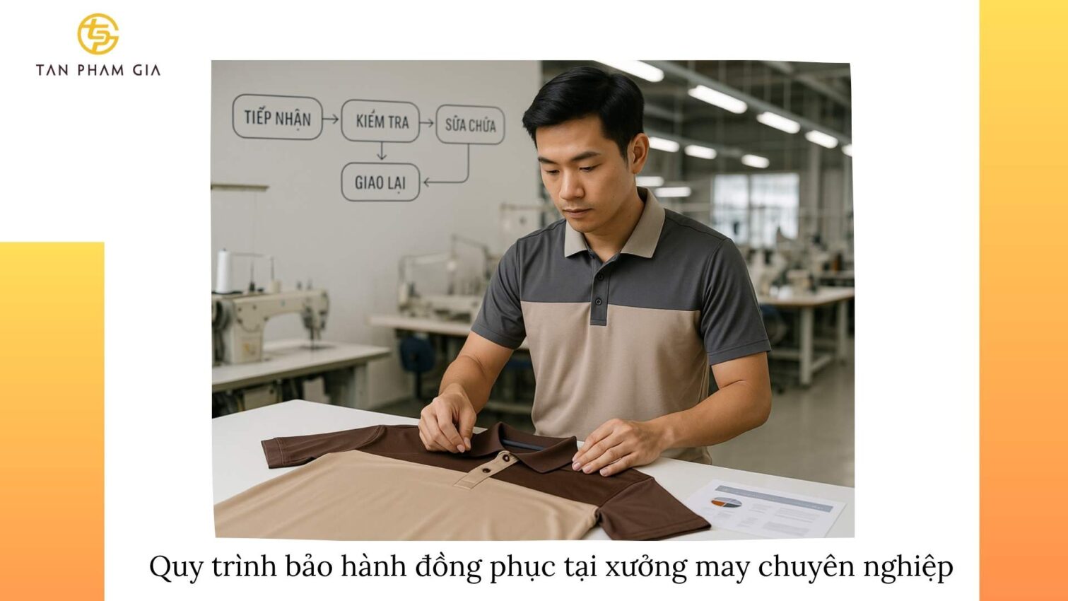 Công ty may đồng phục có chính sách bảo hành