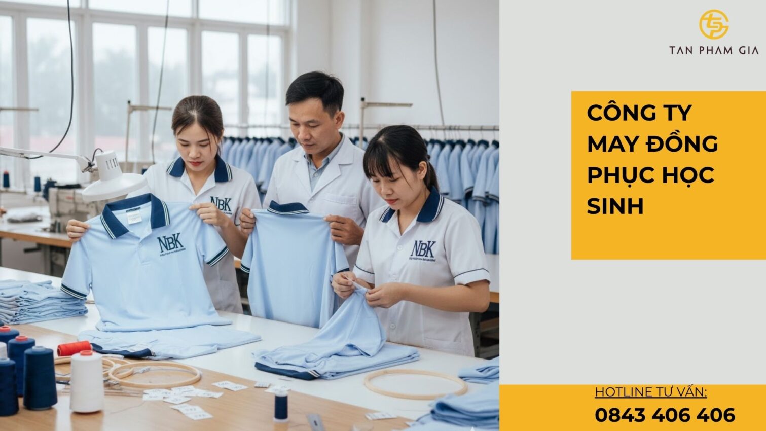 Công ty may đồng phục học sinh