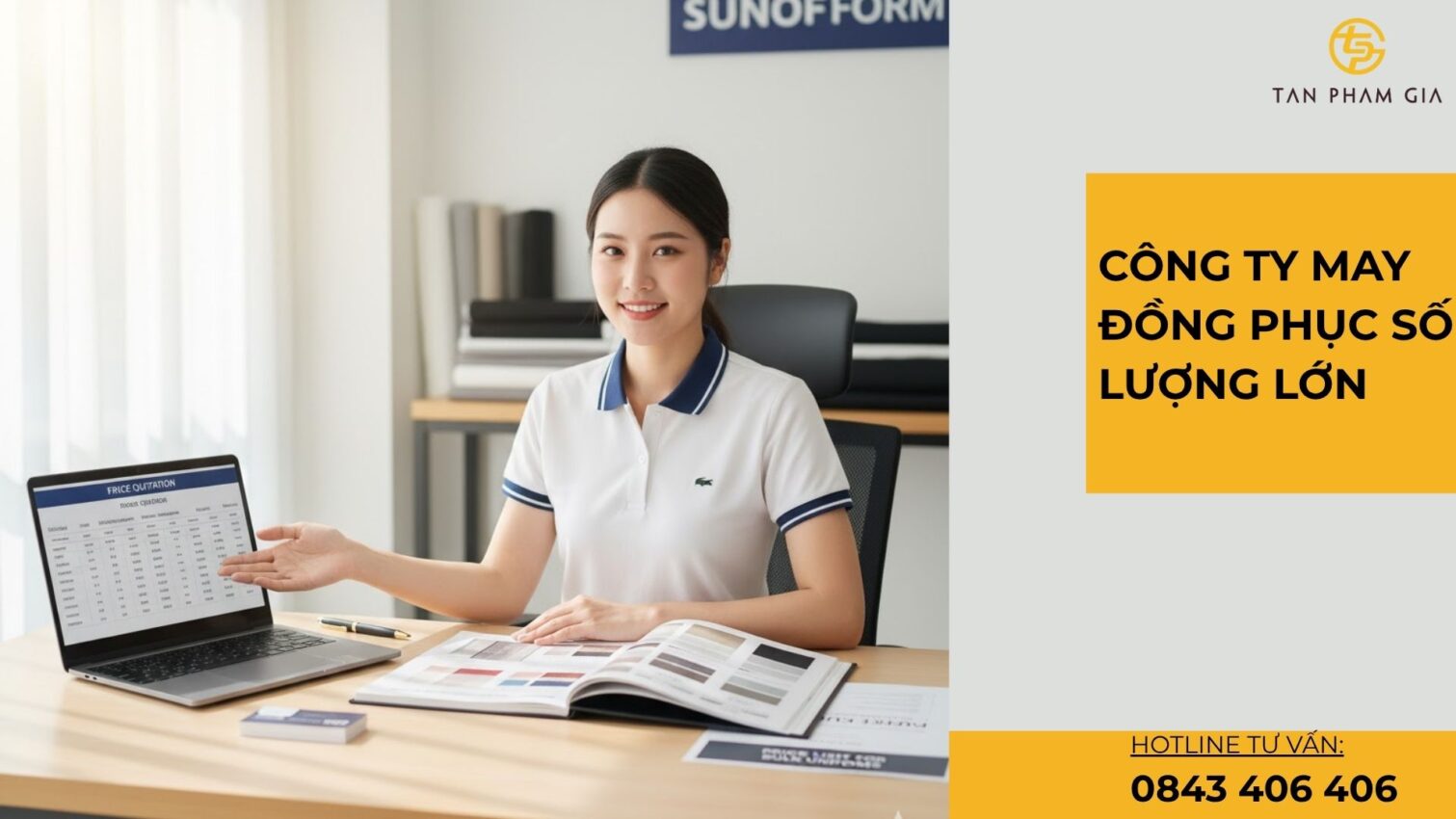 Công ty may đồng phục số lượng lớn