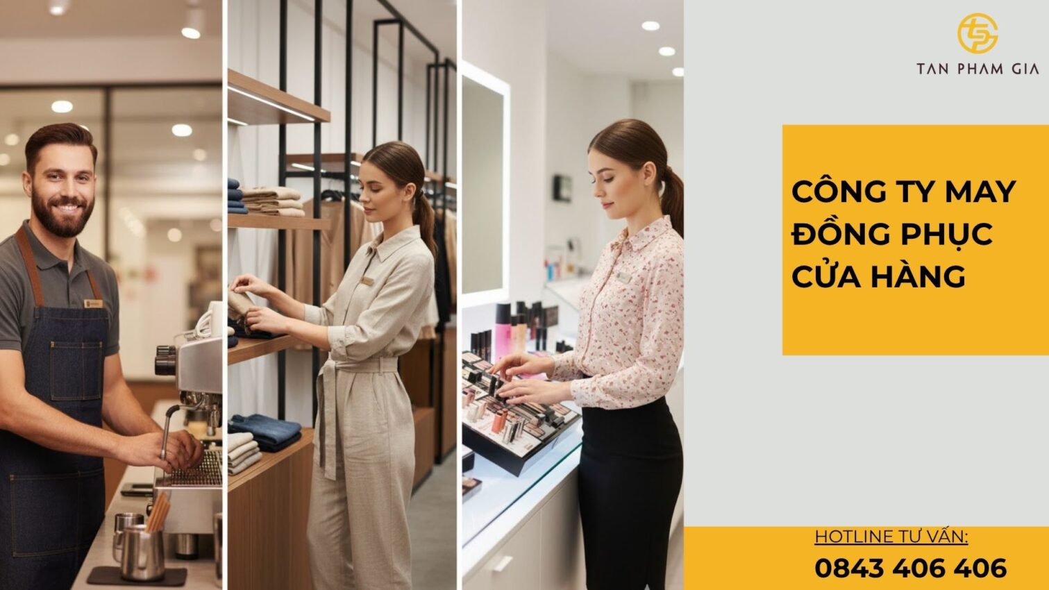 Công ty may đồng phục cửa hàng