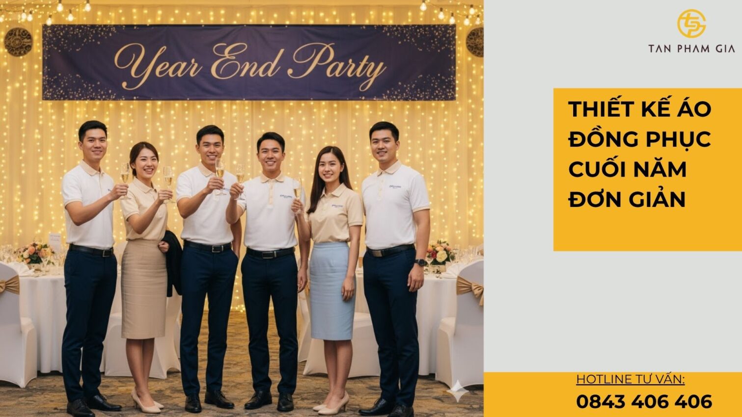 Thiết Kế Áo Đồng Phục Cuối Năm Đơn Giản