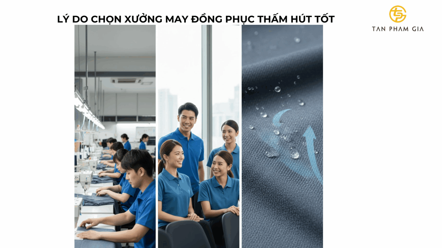 Xưởng May Đồng Phục Thấm Hút Tốt