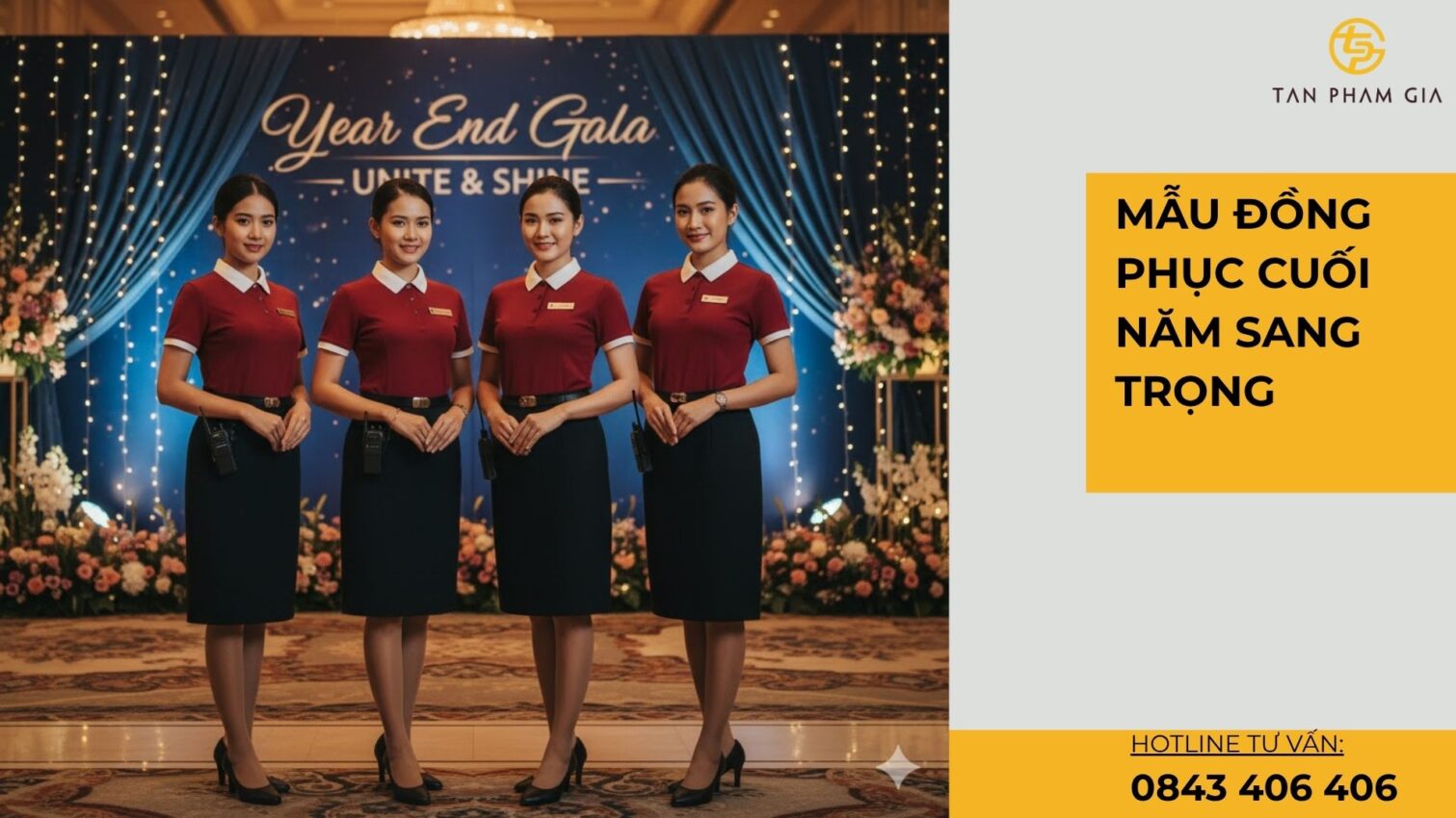 Mẫu Đồng Phục Cuối Năm Sang Trọng